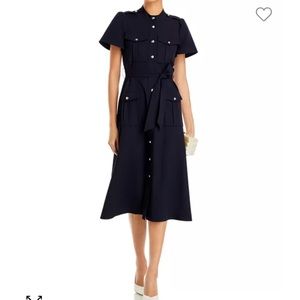 Derek Lam 10 Crosby Navy Midi Dress size 20